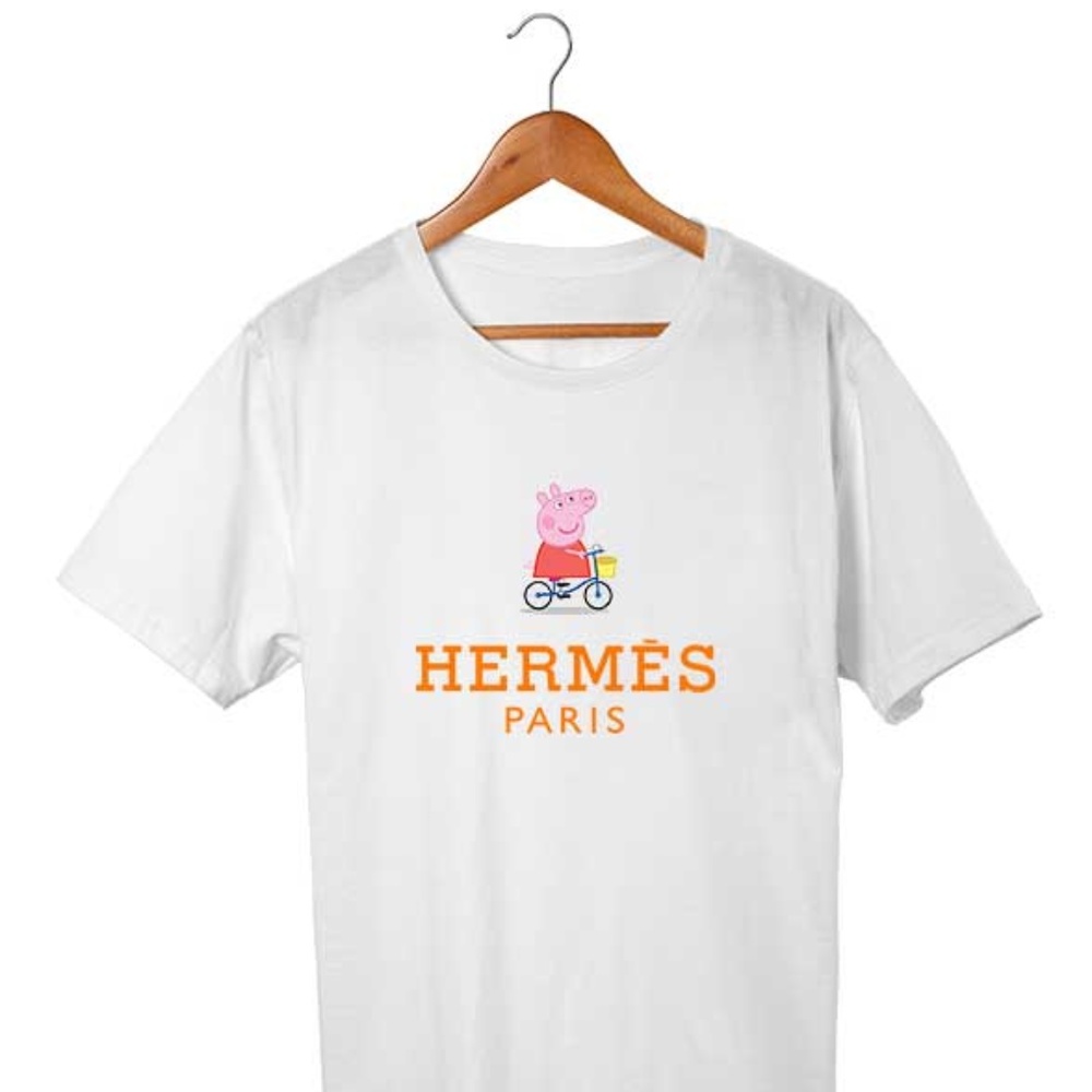 Peppa Pig X Hermes Parody T Shirt